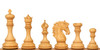 Palomo Staunton Chess Set Ebony & Boxwood Pieces with Walnut Mission Craft Chess Board - 4.4" King