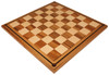 Mission Craft Zebrawood & Maple with Ebony Inlay Solid Wood Chess Board - 2.5" Squares