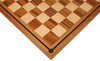 Mission Craft Zebrawood & Maple with Ebony Inlay Solid Wood Chess Board - 2.5" Squares