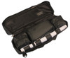 Standard Club Carry-All Plastic Chess Set - Black & Ivory Pieces with Clock, Bag, & Floppy Board - Black