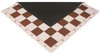 Executive Large Carry-All Plastic Chess Set Black & Ivory Pieces with Clock & Lightweight Floppy Board - Brown
