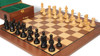 Fischer-Spassky Commemorative Chess Set Ebonized & Boxwood Pieces with Classic Walnut Board & Box - 3.75" King