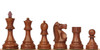 Fischer-Spassky Commemorative Chess Set Golden Rosewood & Boxwood Pieces with Walnut Molded Edge Board & Box - 3.75" King