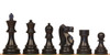 Fischer-Spassky Commemorative Chess Set Ebony & Boxwood Pieces with Deluxe Tiger Ebony Board & Box - 3.75" King