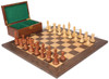 British Staunton Chess Set Acacia & Boxwood Pieces with Deluxe Tiger Ebony Board & Box - 4" King British Staunton Chess Set Acacia & Boxwood Pieces with Deluxe Tiger Ebony Board & Box - 4" King