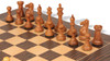 New Exclusive Staunton Chess Set Acacia & Boxwood Pieces with Deluxe Tiger Ebony & Maple Board - 3.5" King