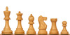 Parker Staunton Chess Set Ebonized & Boxwood Pieces with Sunrise Mahogany Notated Board & Box - 3.75" King