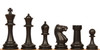 Master Series Classroom Double-Weighted Plastic Chess Set - Black & Ivory Pieces with Vinyl Roll-up Board & Bag - Red