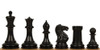Conqueror Deluxe Carry-All Plastic Chess Set - Black & Ivory Pieces with Rollup Board - Red