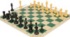 Archer's Bag Master Series Plastic Chess Set Black & Camel Pieces - Camo