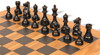 Fischer-Spassky Commemorative Chess Set Ebony & Boxwood Pieces with Olive Wood & Black Board - 3.75" King