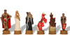 Legend of King Arthur Theme Chess Set with Blue & Erable High Gloss Deluxe Board