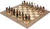 Napoleon vs Russia Theme Chess Set with Gray & Erable High Gloss Deluxe Board