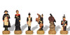Napoleon vs Russia Theme Chess Set with Gray & Erable High Gloss Deluxe Board