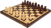 Large Kings Folding Chess Set - Brown