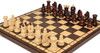 Large Kings Folding Chess Set - Brown