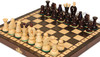 Small Kings Folding Chess Set - Brown