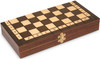 Small Kings Folding Chess Set - Brown