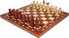 Ambassador Traditional Folding Chess Set - Brown