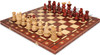 Ambassador Traditional Folding Chess Set - Brown