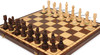 Christmas Tree Folding Chess Set - Brown