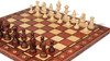 Consul Traditional Folding Chess Set - Brown