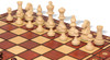 Consul Traditional Folding Chess Set - Brown