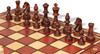 Consul Traditional Folding Chess Set - Brown