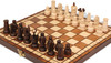 Royal Maxi Traditional Folding Chess Set - Brown