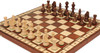 Jowisz Traditional Folding Chess Set - Brown