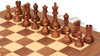 Reykjavik Series Chess Set Golden Rosewood & Boxwood Pieces with Walnut & Maple Deluxe Board - 3.25" King