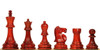 Reykjavik Series Chess Set with Padauk & Boxwood Lacquered Pieces- 3.25" King