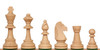 Traditional Staunton Chess Set Walnut Stained & Natural Pieces with Classic Walnut Board & Box - 3.8" King