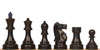 Fischer-Spassky Commemorative Chess Set Ebonized & Boxwood Pieces with Elm Burl & Bird's-Eye Maple Chess Case - 3.75" King