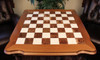 Italfama Marble & Tilia Wood Two Drawer Chess Table - Large