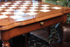 Italfama Marble & Tilia Wood Two Drawer Chess Table - Large