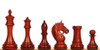 Llamrei Staunton Chess Set with Padauk & Boxwood Pieces - 4.25" King