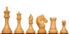 Llamrei Staunton Chess Set Padauk & Boxwood Pieces with Padauk & Bird's-Eye Maple Molded-Edge Chess Board