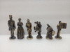 Discontinued Civil War Theme Metal Chess Set with 3.75" king