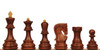 Zagreb Series Carry-All Plastic Chess Set - Wood Grain Pieces with Vinyl Rollup Board - Blue
