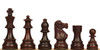 French Lardy Staunton Chess Set Walnut Stained & Natural Boxwood Pieces with Classic Walnut Board - 3.75" King