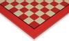 Imperfect Tulip Red & Erable High Gloss Deluxe Chess Board - 1.75" Squares
