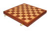 Folding Mahogany & Maple Chess Case - 2" Squares