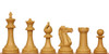 Folding Macassar Ebony & Maple Chess Case with Staunton Resin Wood Grain Pieces - 2" Squares
