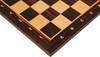 Standard Macassar Ebony & Maple Notated Chess Board - 1.75" Squares