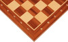 Standard Mahogany & Maple Notated Chess Board - 1.75" Squares