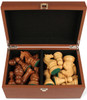 Standard Mahogany Chess Piece Box - Large (Sets with 4" King)