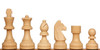 Standard Staunton Chess Set - Walnut & Natural Pieces - Standard Macassar Notated Board - 3.5" King