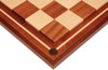 Mission Craft Sapele Mahogany & Maple Solid Wood Chess Board - 2.25" Squares