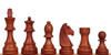Tournament Standard Staunton Chess Set - Walnut & Natural Pieces - Standard Walnut Board - 3.8" King